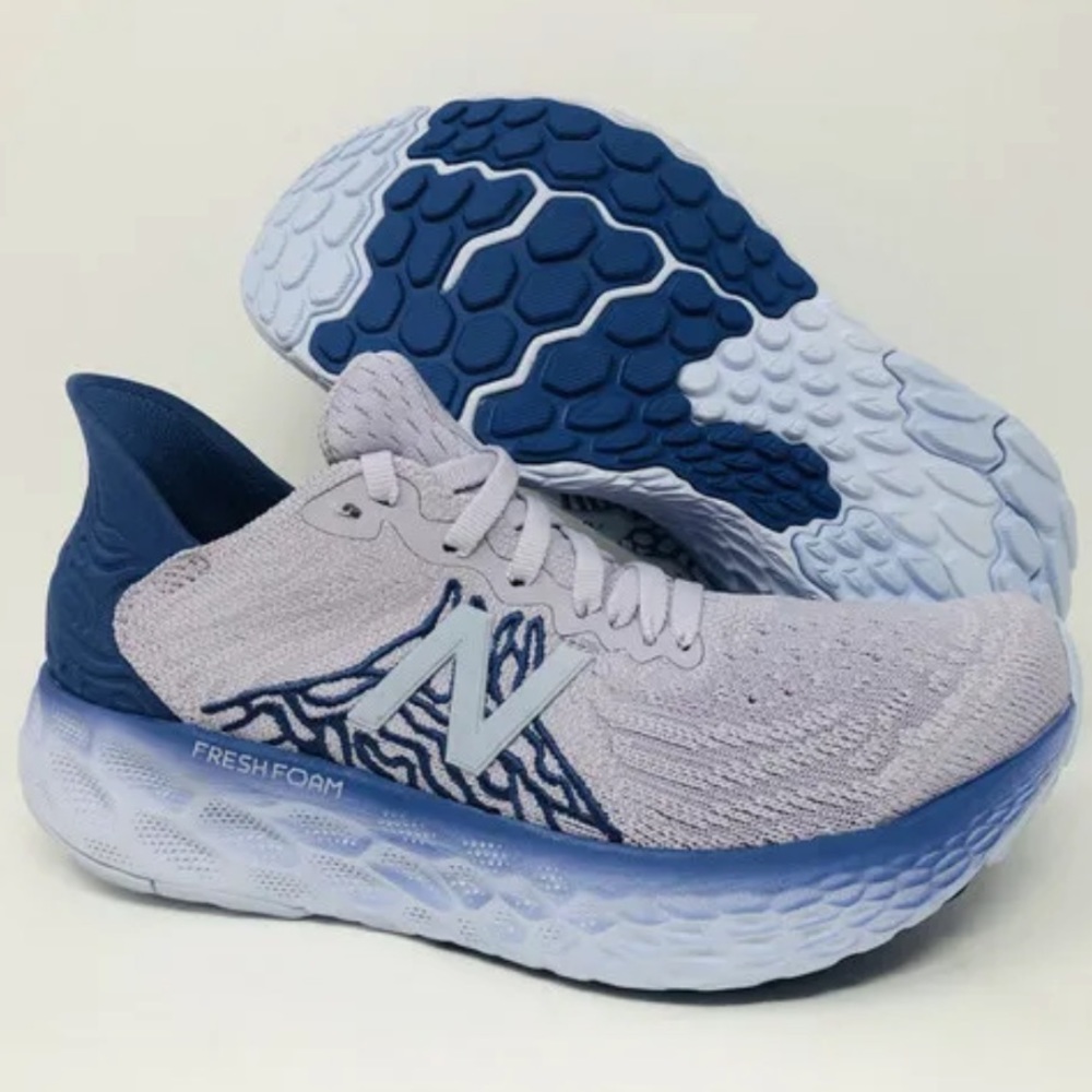Women’s New Balance Running Shoes, Fresh Foam 1080 H10, Purple and Blue